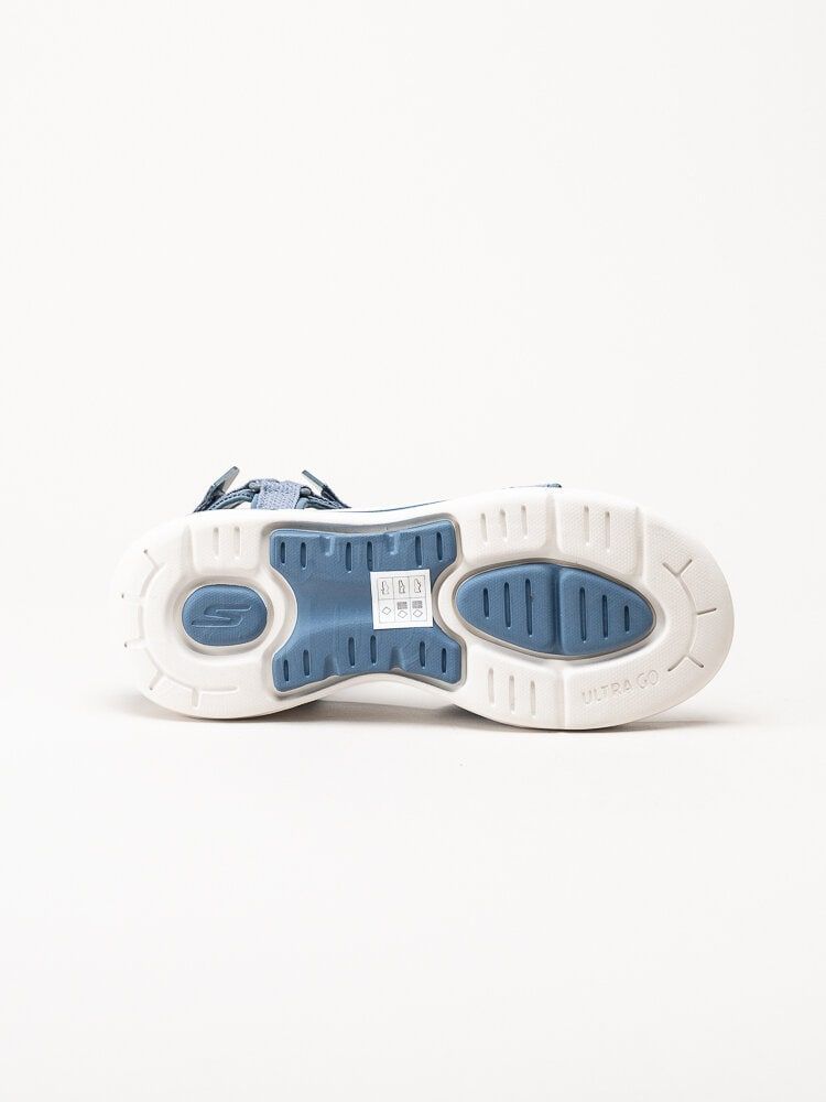 Skechers - GoWalk Arch Fit Sandal - Ljusblå sportiga sandaler i textil