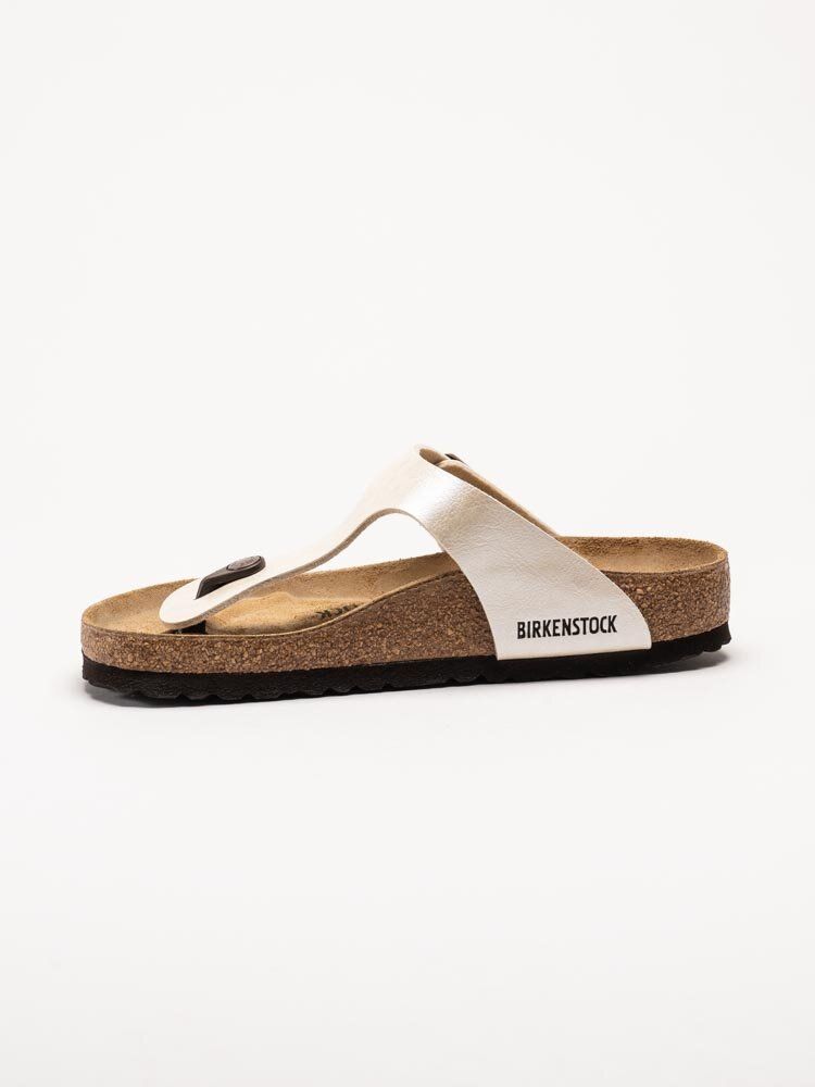 Birkenstock - Gizeh regular - Pärlvita tåspridarsandaler