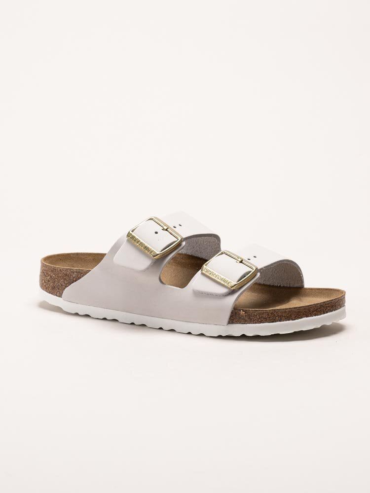 Birkenstock - Arizona Nubuk - Off white slip in sandaler