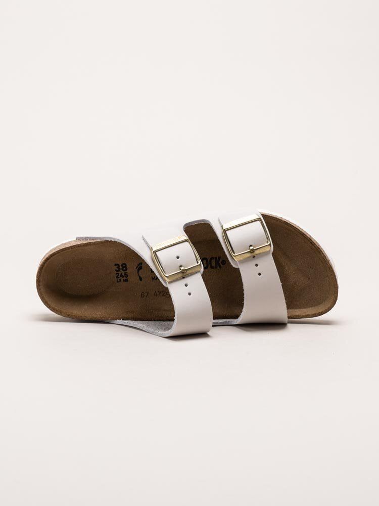 Birkenstock - Arizona Nubuk - Off white slip in sandaler