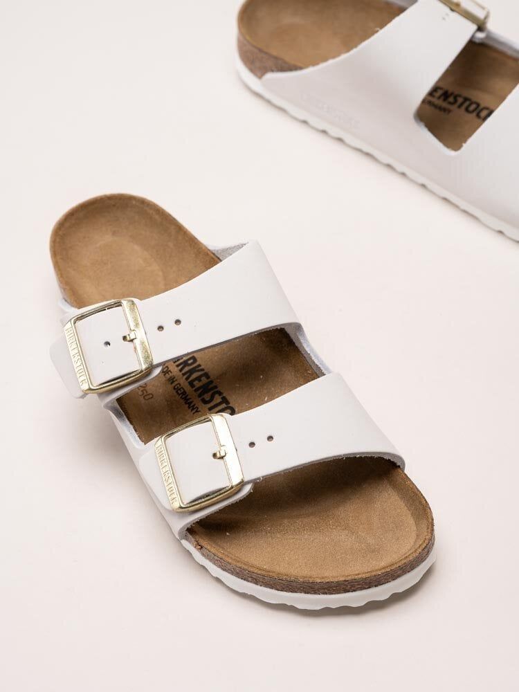 Birkenstock - Arizona Nubuk - Off white slip in sandaler