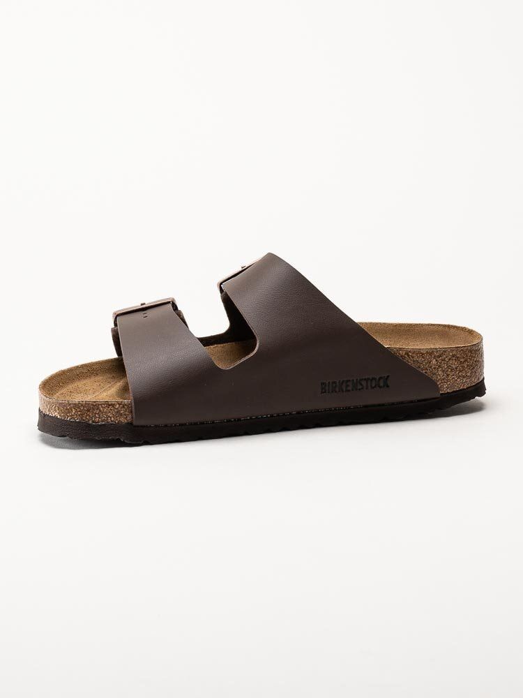 Birkenstock - Arizona Birko-Flor® narrow - Mörkbruna slip in sandaler