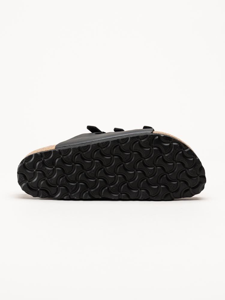 Birkenstock - Florida - Svarta slip in sandaler i skinnimitation