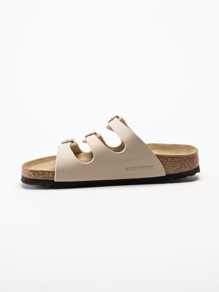 Birkenstock - Florida - Beige slip in sandaler
