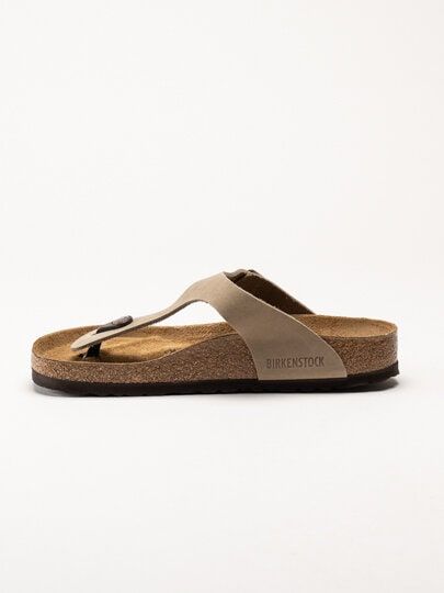 Birkenstock - Gizeh Natural leather - Beiga tåspridarsandaler