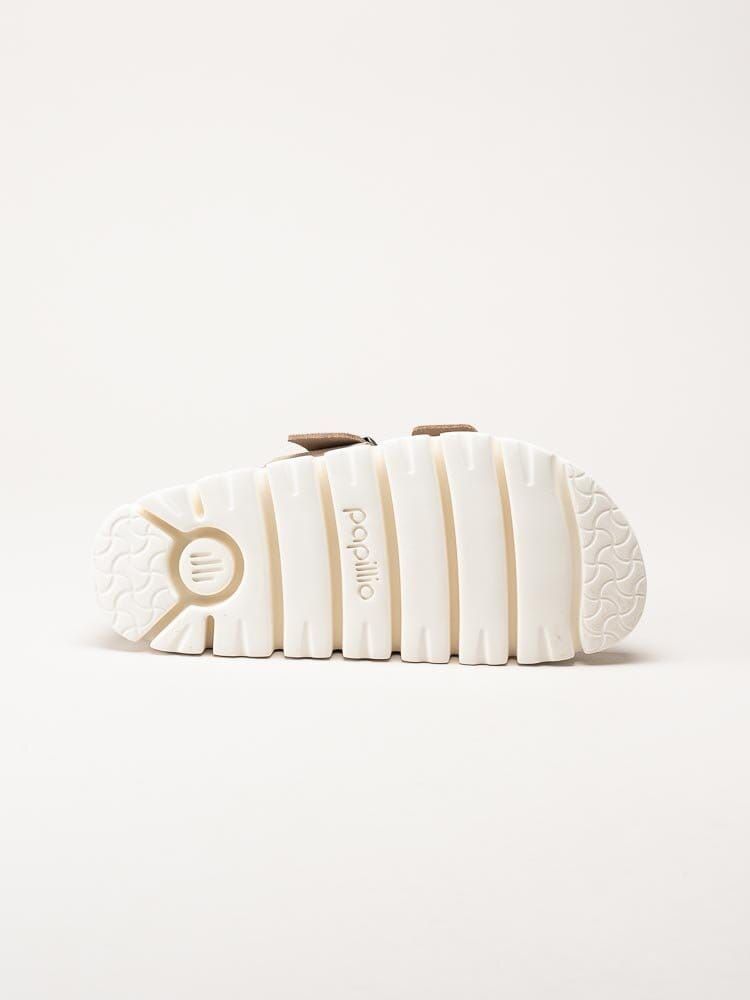 Birkenstock - Arizona Platform Suede - Beige slip in platåsdandaler