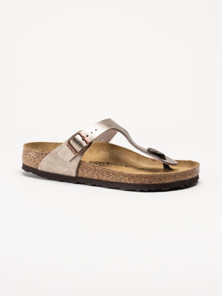 Birkenstock - Gizeh regular - Guldiga tåspridarsandaler