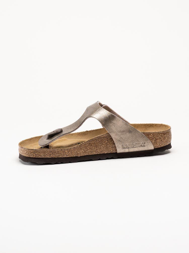 Birkenstock - Gizeh regular - Guldiga tåspridarsandaler