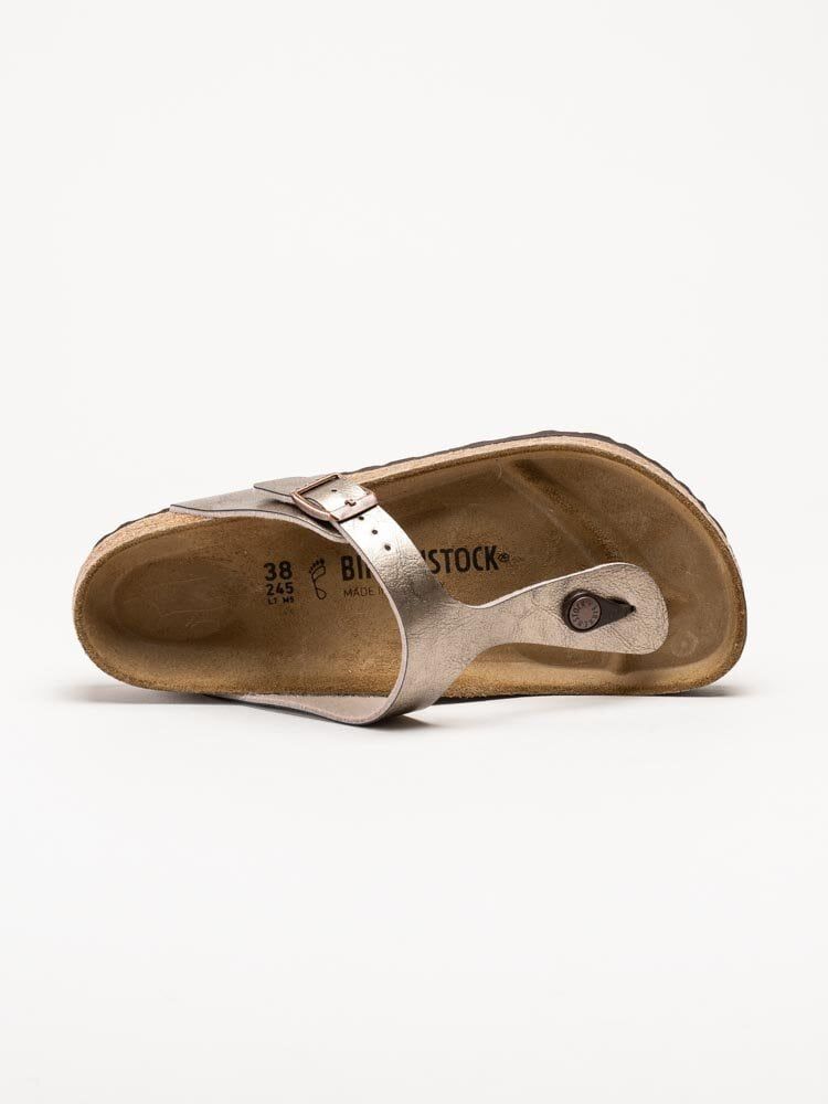 Birkenstock - Gizeh regular - Guldiga tåspridarsandaler