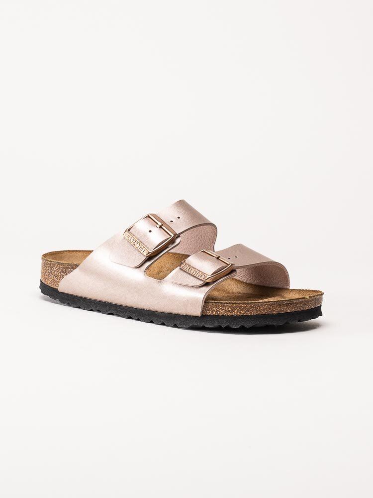 Birkenstock - Arizona Birko-Flor narrow - Roséfärgade slip in sandaler