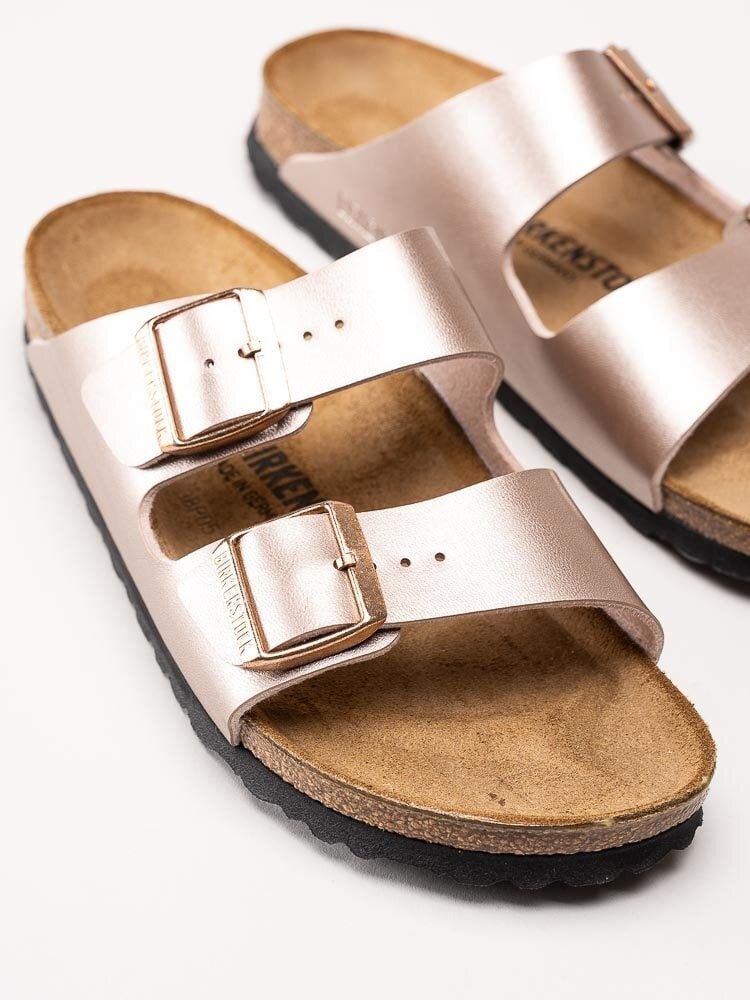 Birkenstock - Arizona Birko-Flor narrow - Roséfärgade slip in sandaler
