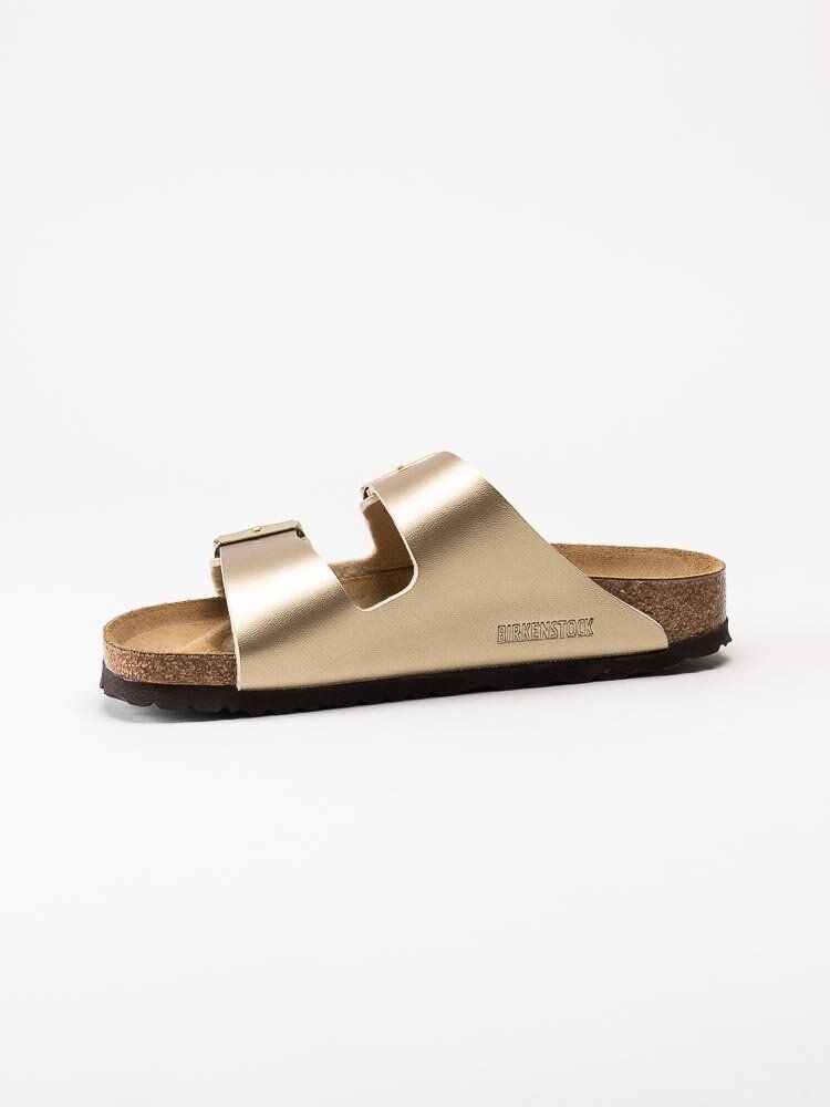 Birkenstock - Arizona Birko-Flor narrow - Guldmetallic slip in sandaler
