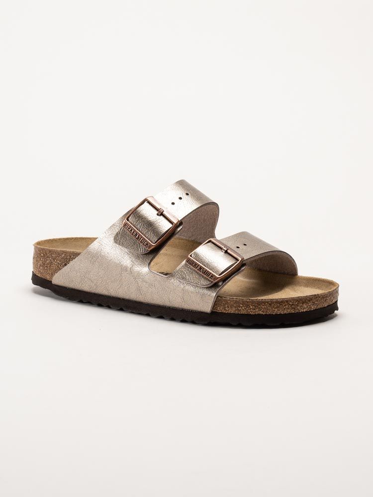 Birkenstock - Arizona Birko-Flor narrow - Bronsmetallic slip in sandaler