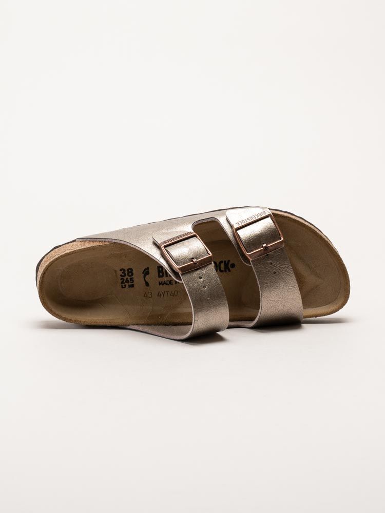 Birkenstock - Arizona Birko-Flor narrow - Bronsmetallic slip in sandaler
