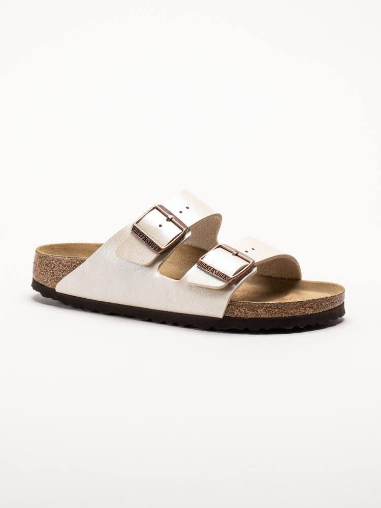 Birkenstock - Arizona Birko-Flor® narrow - Platinafärgade slip in sandaler