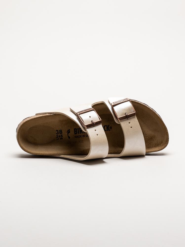 Birkenstock - Arizona Birko-Flor® narrow - Platinafärgade slip in sandaler