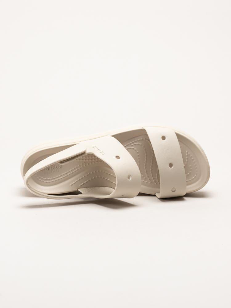 Crocs - Brooklyn 4U - Offwhite platåsandaler