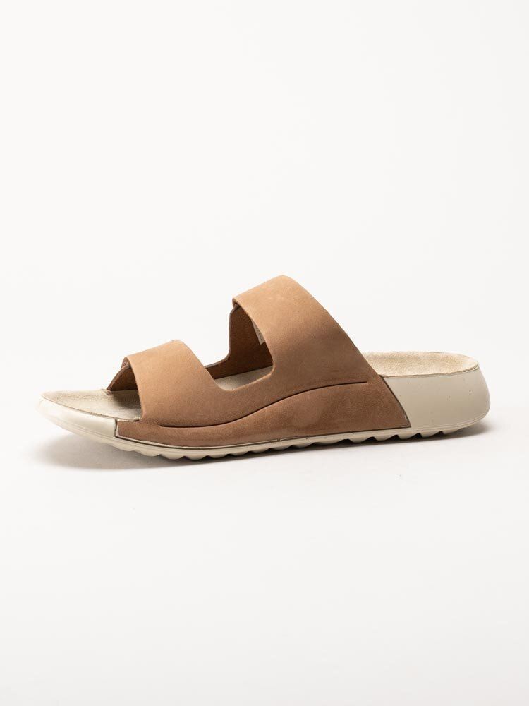 Ecco - Cozmo W - Ljusbruna slip in sandaler i oljad nubuck