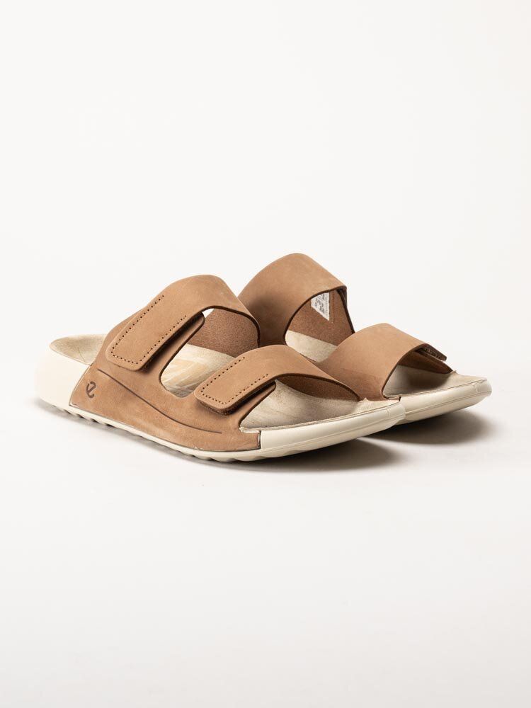 Ecco - Cozmo W - Ljusbruna slip in sandaler i oljad nubuck