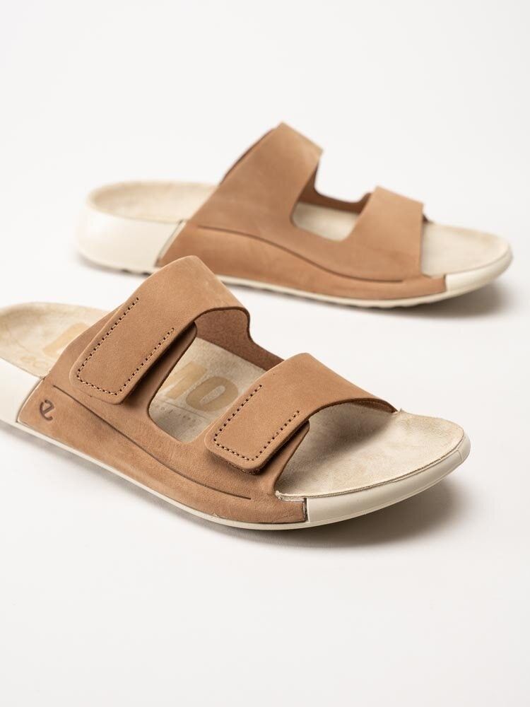 Ecco - Cozmo W - Ljusbruna slip in sandaler i oljad nubuck