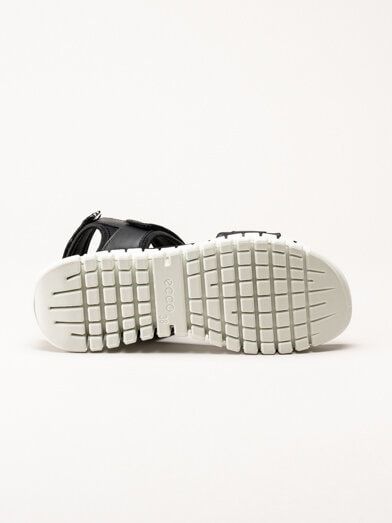 Ecco - Gruuv Sol Sandal - Svarta sportiga sandaler