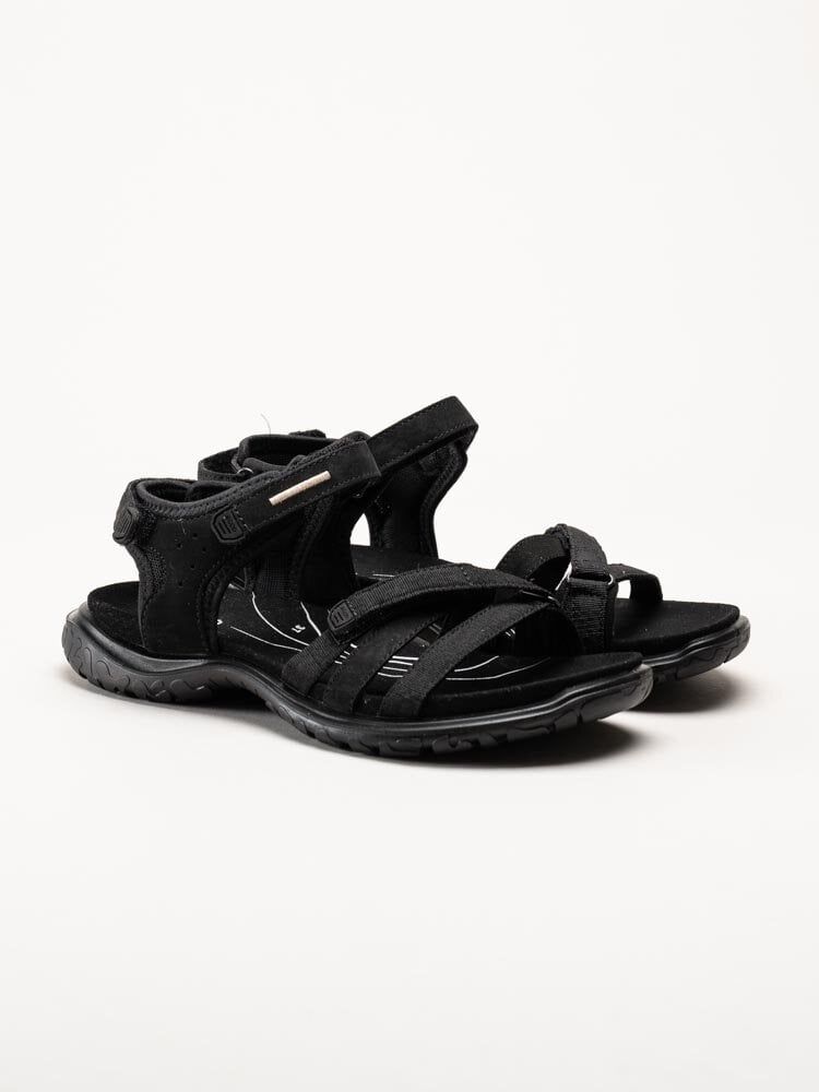 Ecco - Offroad Yucatan Slim Le - Svarta sportiga sandaler