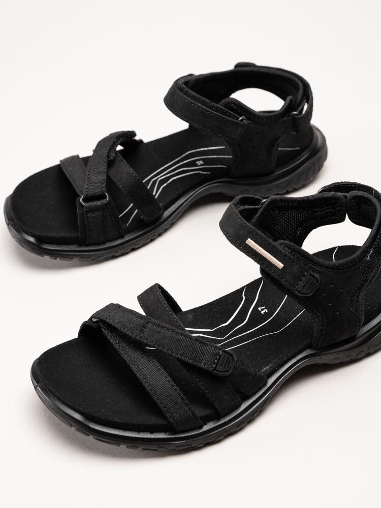 Ecco - Offroad Yucatan Slim Le - Svarta sportiga sandaler
