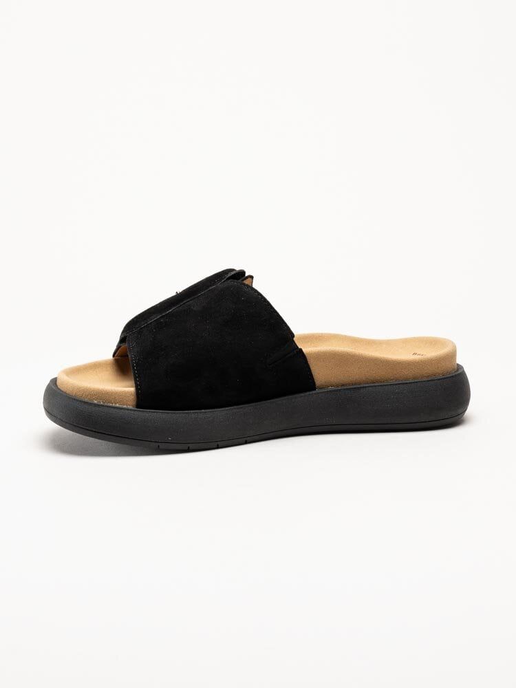 Gabor - Svarta slip in tofflor i mocka