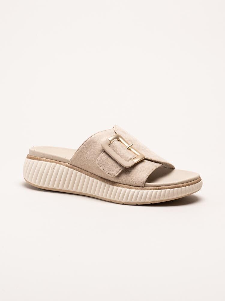 Jana - Beige slip in-tofflor