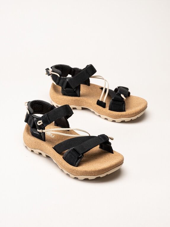 Merrell - SPEED FUSION WEB RMX - Svarta sportiga sandaler