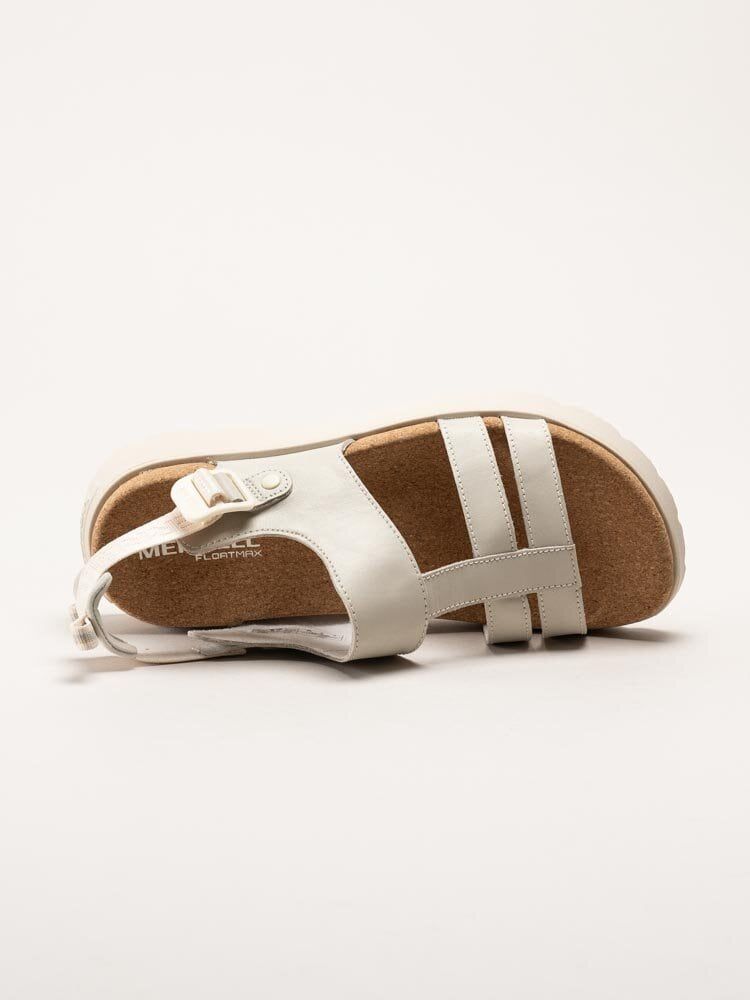 Merrell - FLEUR BACKSTRAP - Off White sandaler i skinn