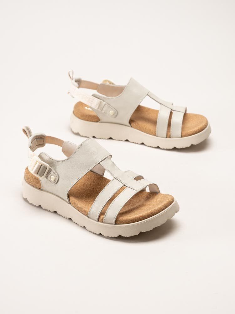 Merrell - FLEUR BACKSTRAP - Off White sandaler i skinn
