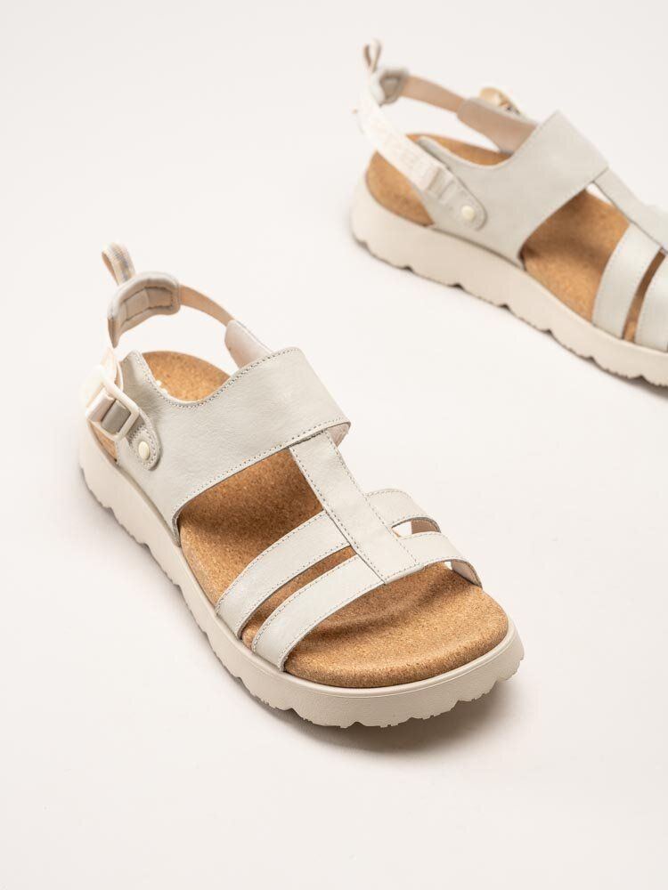 Merrell - FLEUR BACKSTRAP - Off White sandaler i skinn