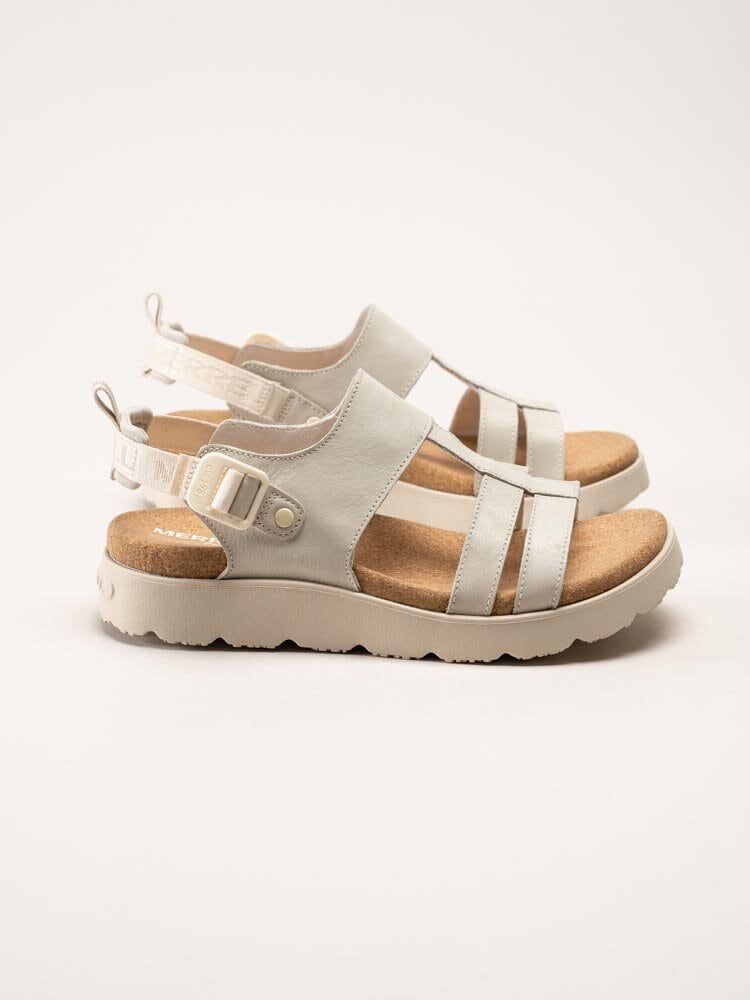 Merrell - FLEUR BACKSTRAP - Off White sandaler i skinn