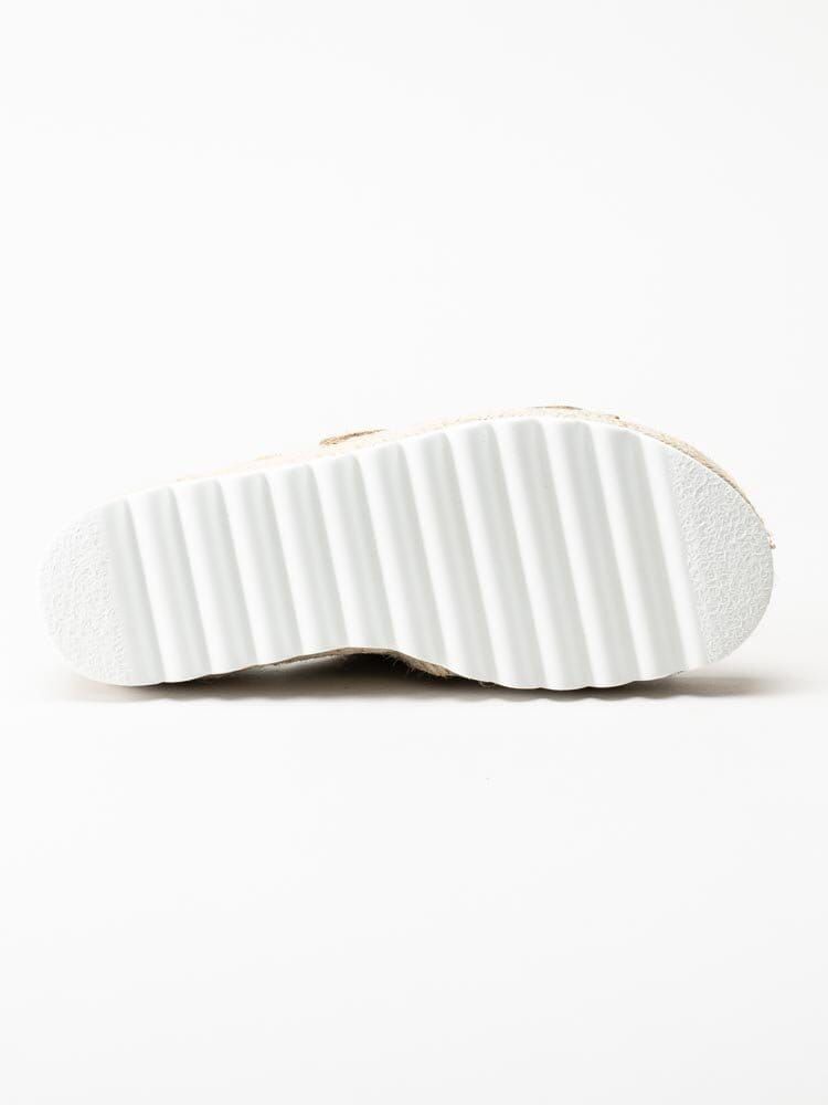 Sweeks - Sonja - Beige slip in sandaler i mocka