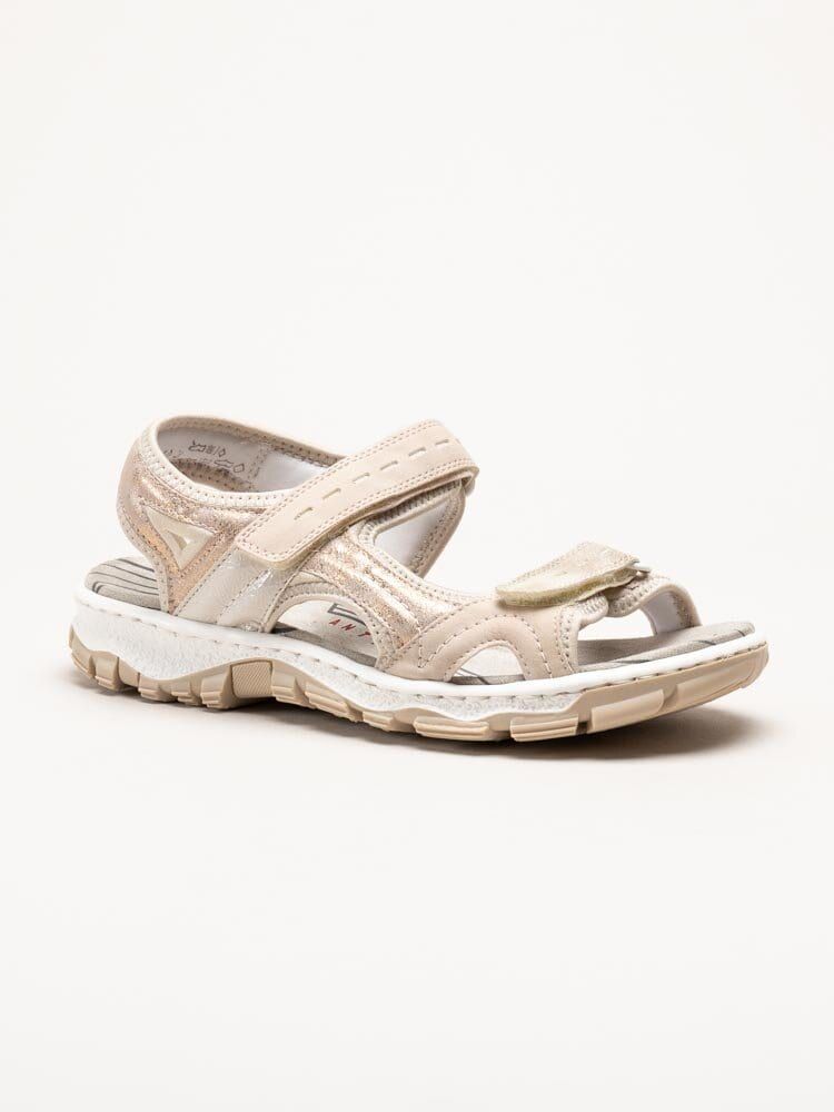 Rieker - Ljusrosa sportiga sandaler