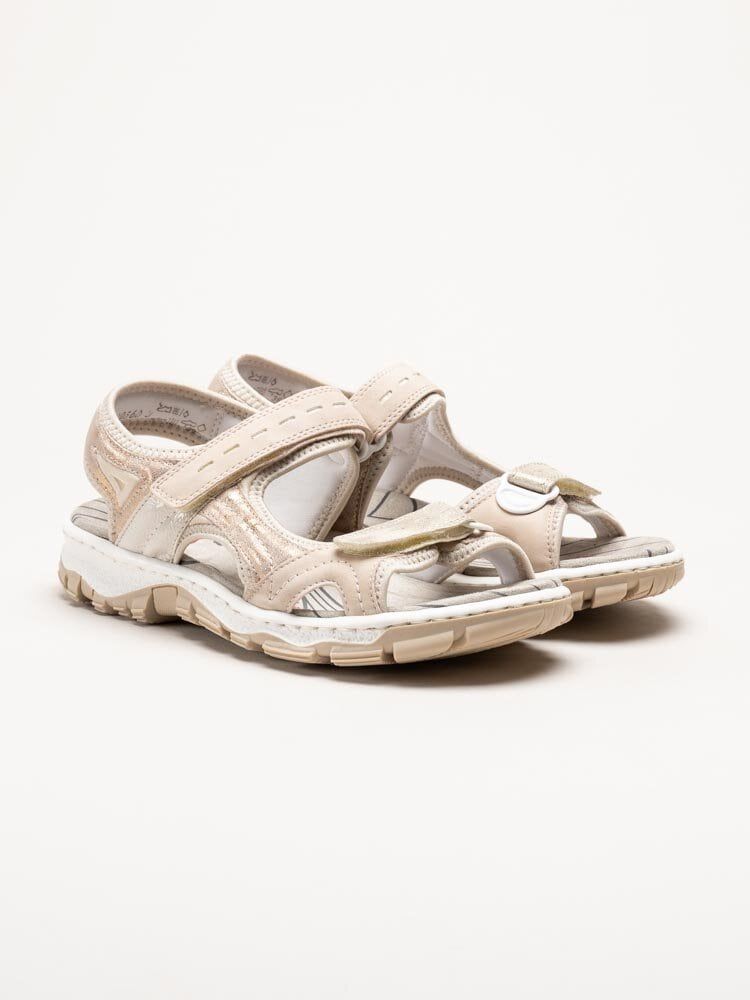 Rieker - Ljusrosa sportiga sandaler