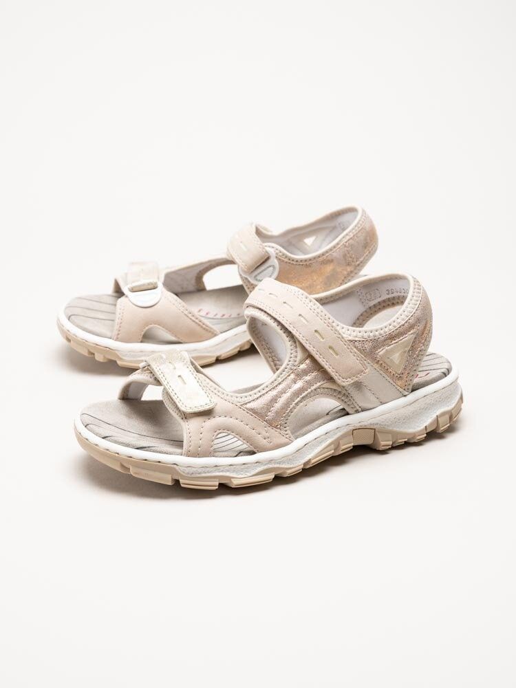 Rieker - Ljusrosa sportiga sandaler