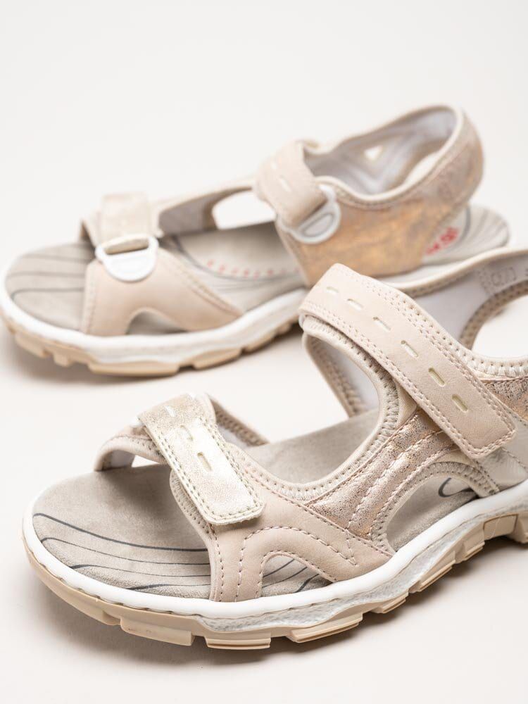 Rieker - Ljusrosa sportiga sandaler