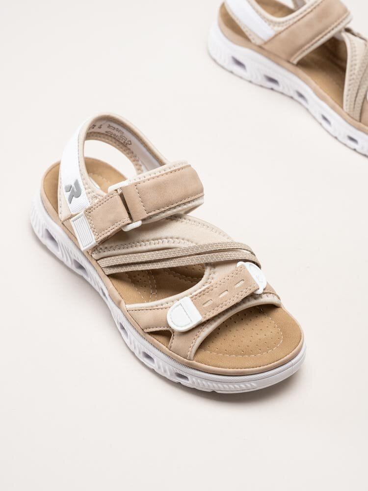 Rieker - Beige sportiga sandaler
