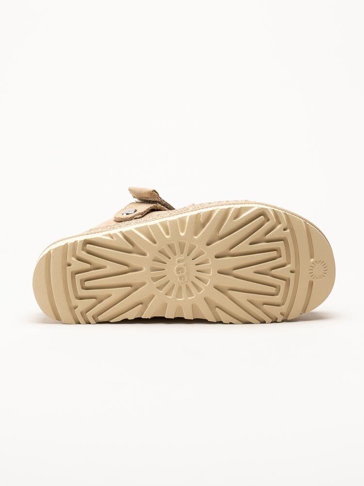 UGG - W Goldenstar Glide - Beige sandaler i mocka