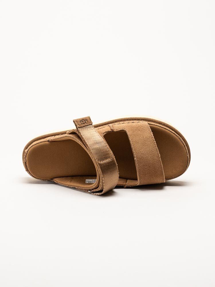 UGG - W Goldenstar Glide - Bruna sandaler i mocka