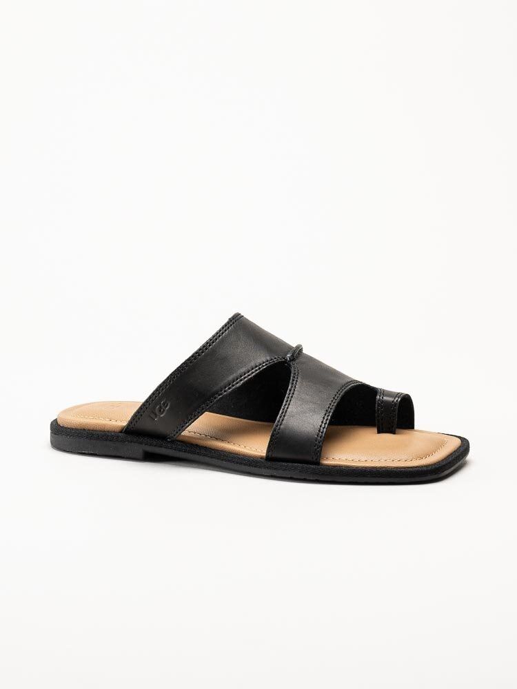UGG - W Matira - Svarta slip in sandaler i skinn