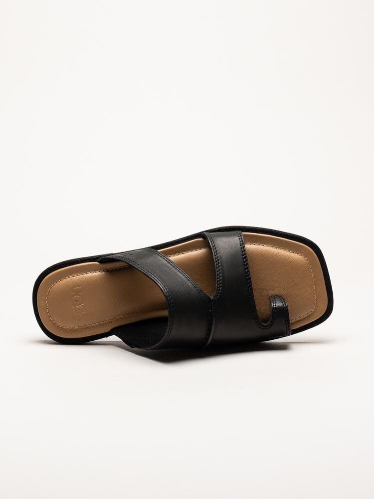 UGG - W Matira - Svarta slip in sandaler i skinn