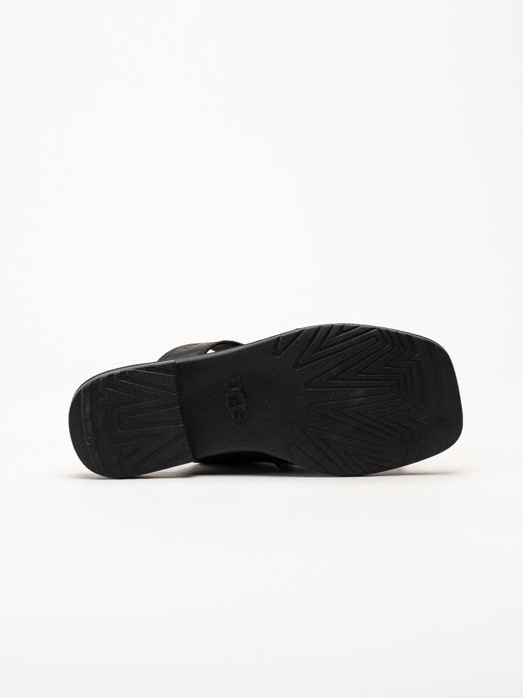 UGG - W Matira - Svarta slip in sandaler i skinn