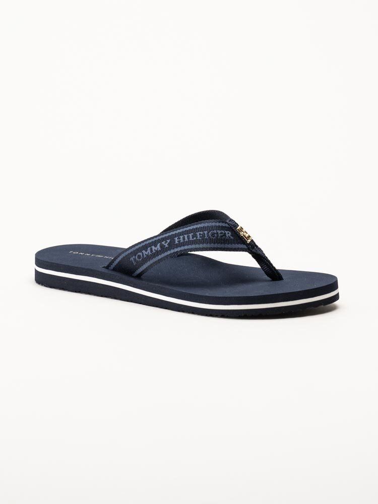 Tommy Hilfiger - Webbing Beach Sandal - Blå flip flops
