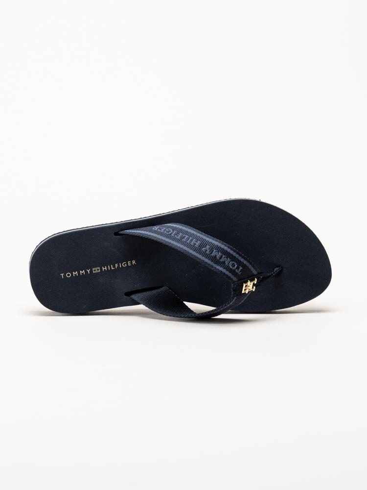 Tommy Hilfiger - Webbing Beach Sandal - Blå flip flops