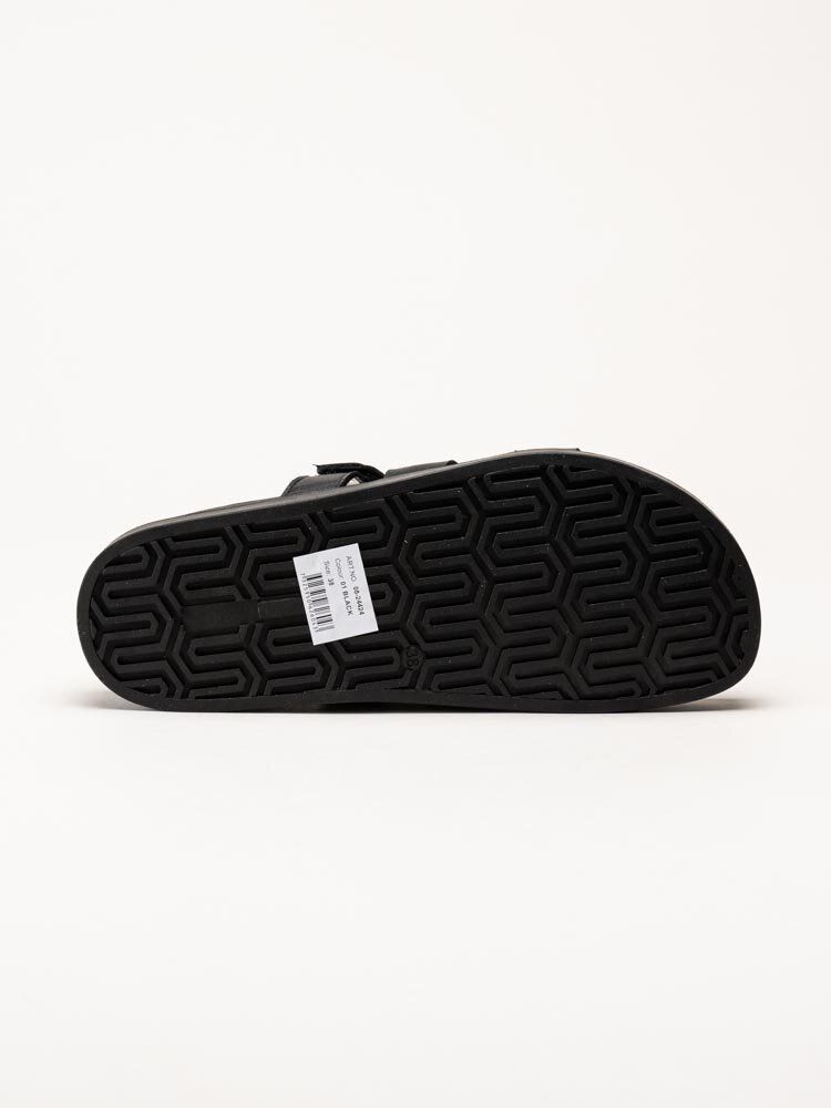 Johnny Bulls - Svarta slip in sandaler i skinn
