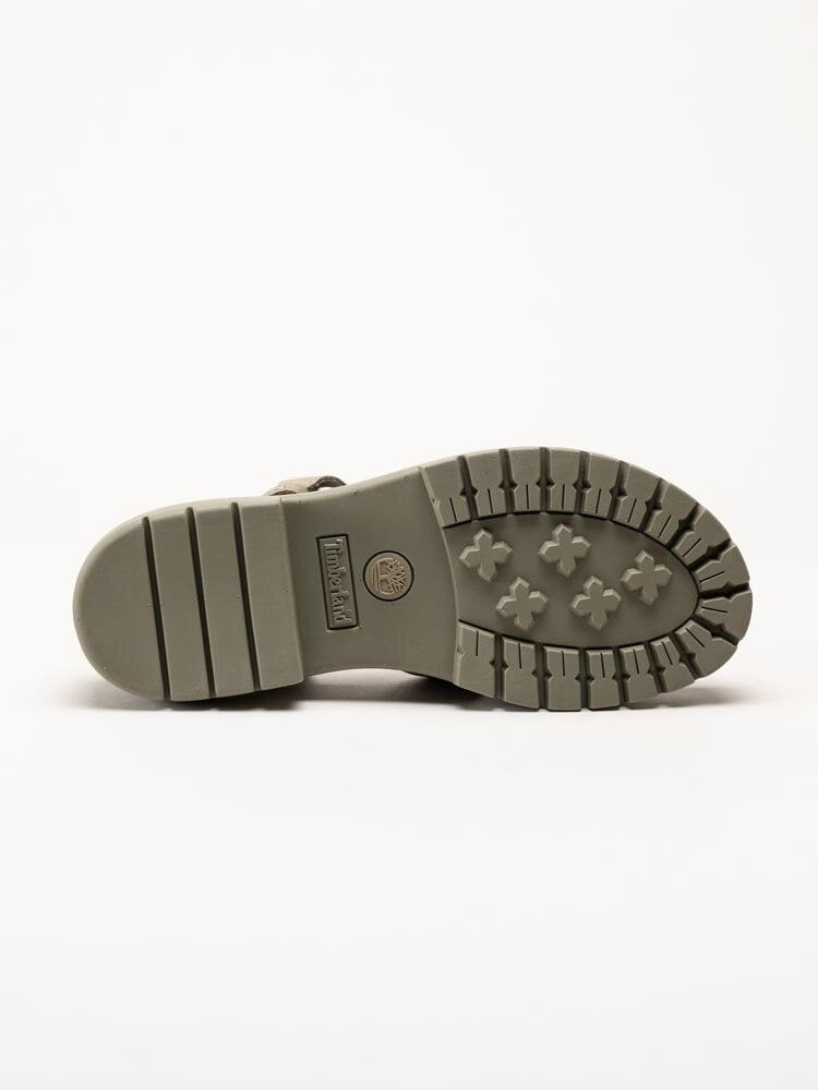 Timberland - London Vibe - Ljus Kahki sandaler med kryssomtag i skinn
