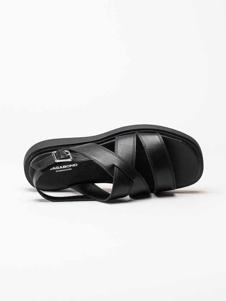 Vagabond - Connie - Svarta sandaler i skinn